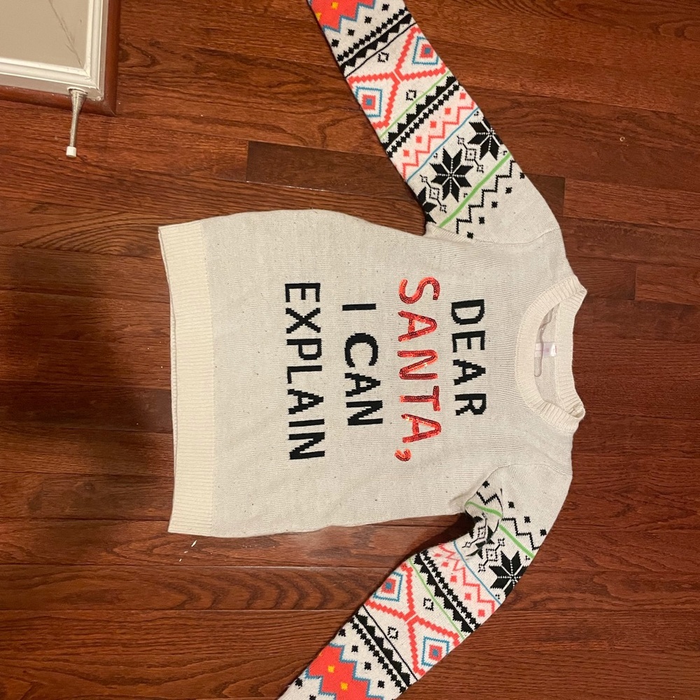 DEAR SANTA christmas sweater